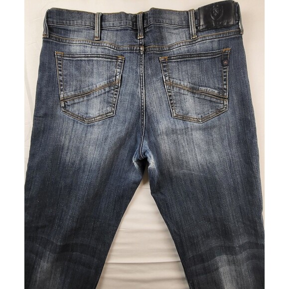 Rock & Republic Relaxed Straight Mens Blue Denim Jeans Size 38X32 - Picture 7 of 12